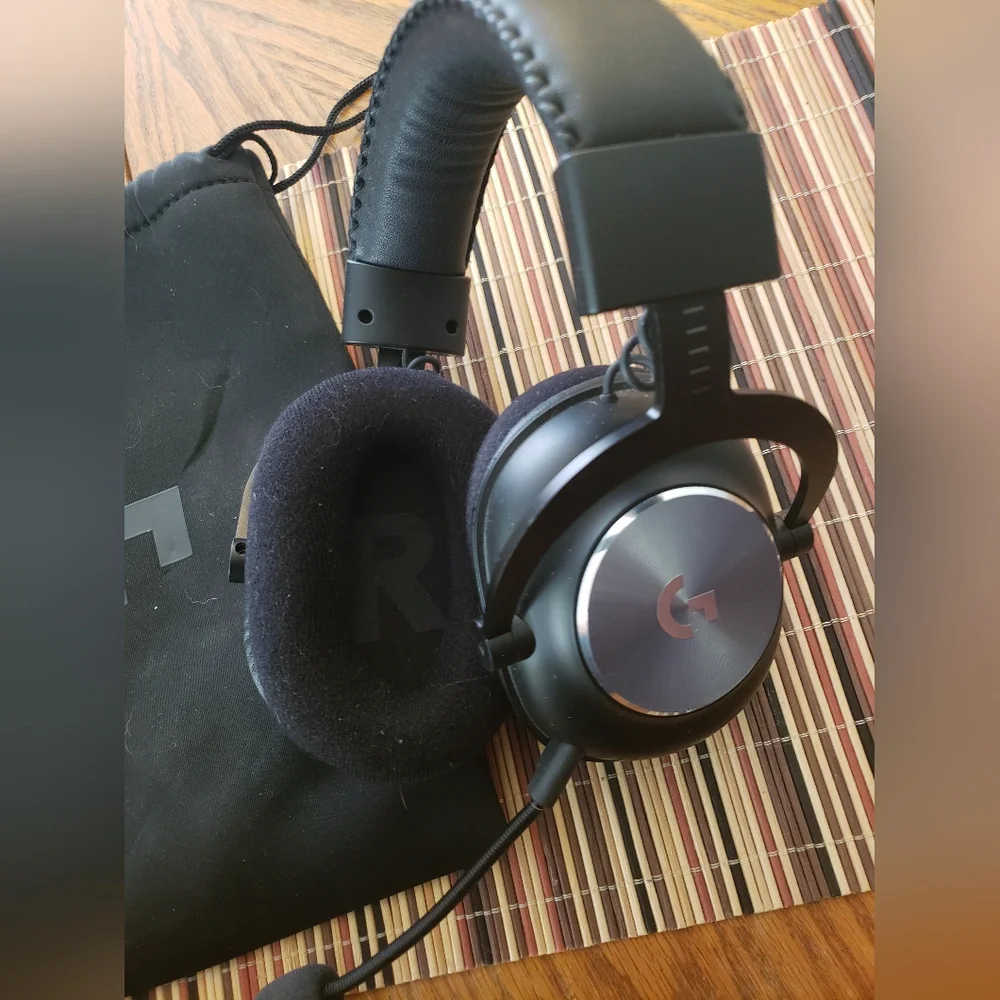 Logitech 981-000817 G Pro X Blue VO!CE Technology Gaming Headset No Pro Dongle